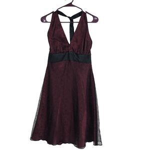 Jones of New York Evening Cocktail Dress, wedding party, Halter Style SZ 12